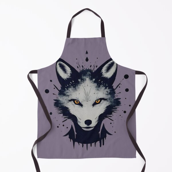 Item preview, Dark Fox Ink Splash Golden Eyes designed and sold by Ikbel Studio.