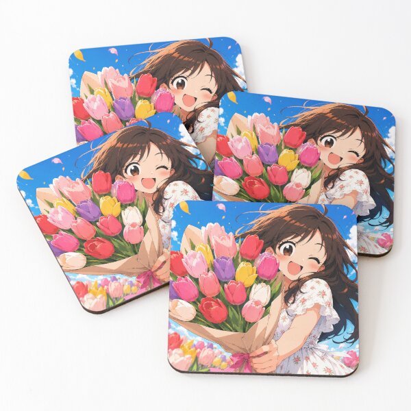 Item preview, tulip girl designed and sold by JhanjarCreates.