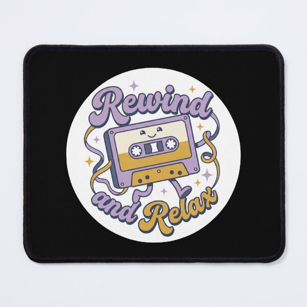 Item preview, Rewind And Relax Cute Cassette Tape designed and sold by Sketchlegacy.