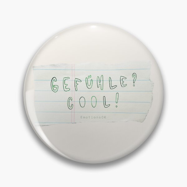 Item preview, Feelings? Cool! · Hand-painted typography, hand lettering, forest green ink, paper strips designed and sold by EmotionsOK.
