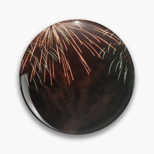 Item preview, Fireworks Burst Over Dark Sky, Long Exposure Celebration Night Display designed and sold by Nmallia.