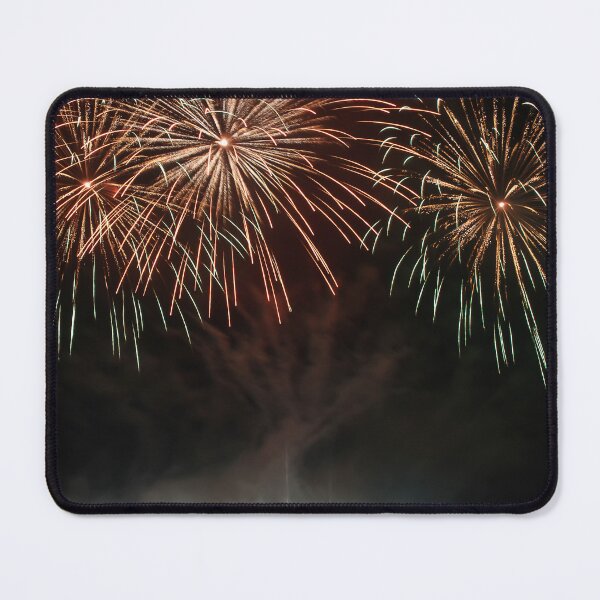 Item preview, Fireworks Burst Over Dark Sky, Long Exposure Celebration Night Display designed and sold by Nmallia.