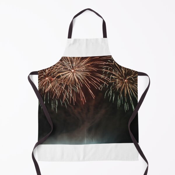 Item preview, Fireworks Burst Over Dark Sky, Long Exposure Celebration Night Display designed and sold by Nmallia.