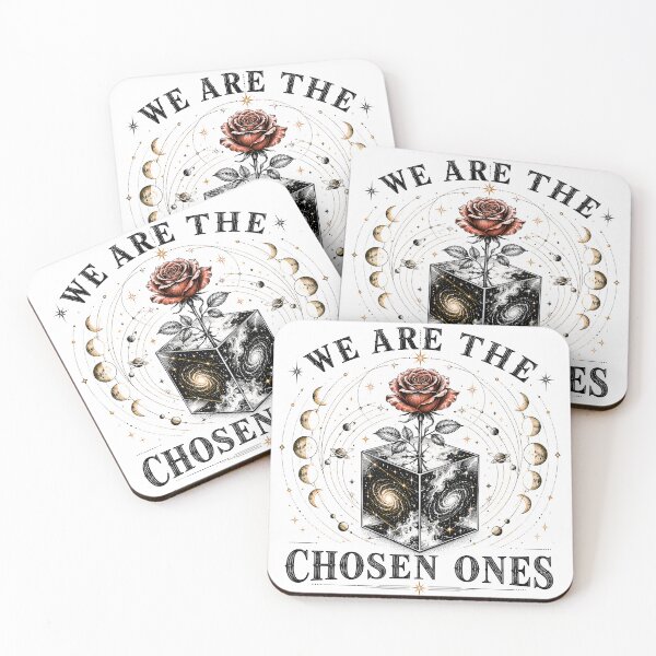 Item preview, We Are The Chosen Ones Cosmic Rose Dark Fantasy Graphic designed and sold by Craft Design Alchemy.