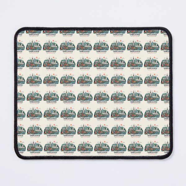 Item preview, Vancouver Canada Scenic Skyline Cute Illustration designed and sold by PaintMeWorld.