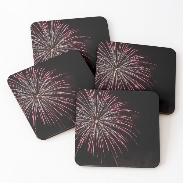Item preview, Fireworks Burst Over Dark Sky, Long Exposure Celebration Night Display designed and sold by Nmallia.