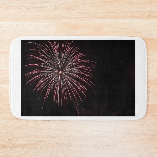 Item preview, Fireworks Burst Over Dark Sky, Long Exposure Celebration Night Display designed and sold by Nmallia.