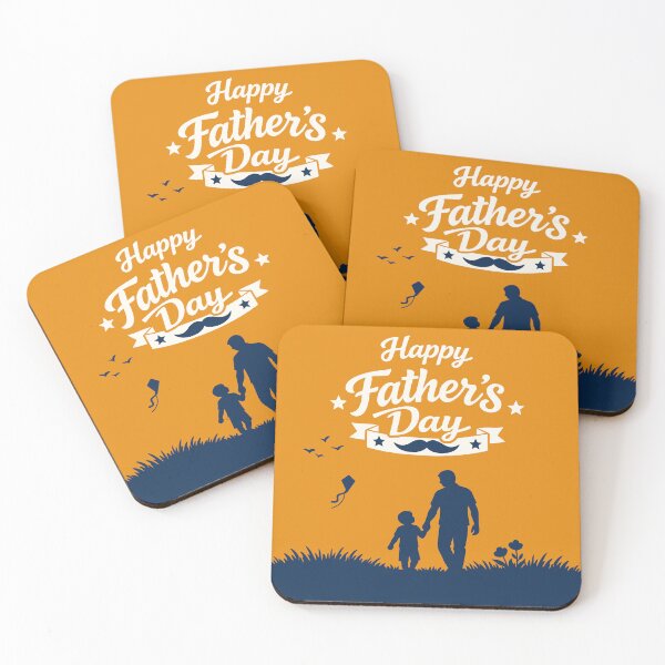 Item preview, Happy Father’s Day – Parent & Child Silhouette Poster designed and sold by AtonuHaque.