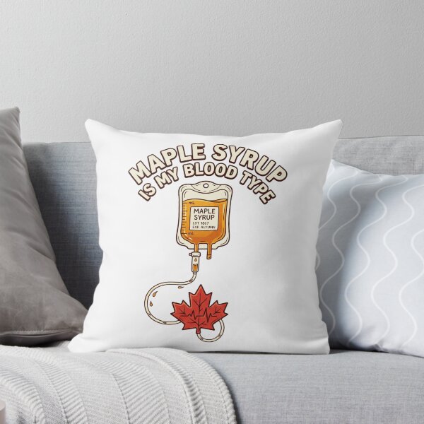 Item preview, Maple Syrup Blood Type — Funny Canadian Medical Humor Shirt designed and sold by CerealBoxInk.