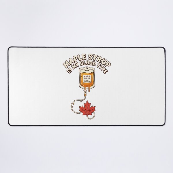 Item preview, Maple Syrup Blood Type — Funny Canadian Medical Humor Shirt designed and sold by CerealBoxInk.