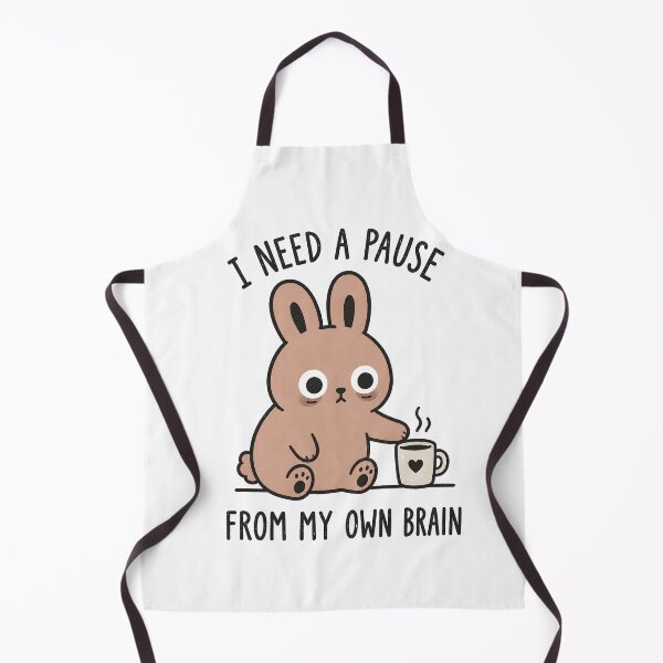 Item preview, I Need A Pause Bunny designed and sold by ChocoMellowCo.