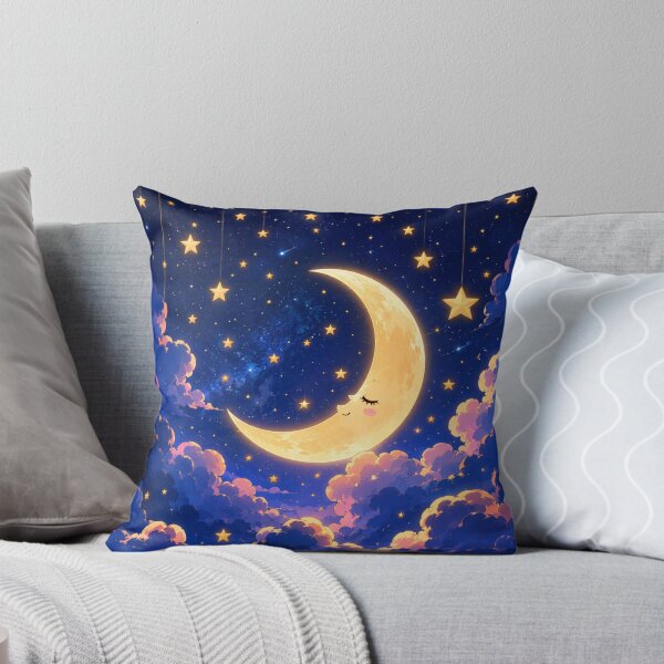 Item preview, moon and stars designed and sold by JhanjarCreates.