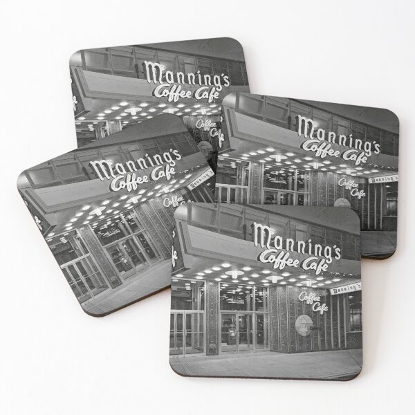 Item preview, Manning's Coffee Cafe at Night designed and sold by MarquisCotignac.