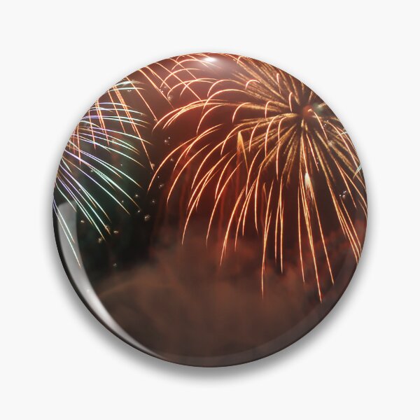 Item preview, Fireworks Burst Over Dark Sky, Long Exposure Celebration Night Display designed and sold by Nmallia.