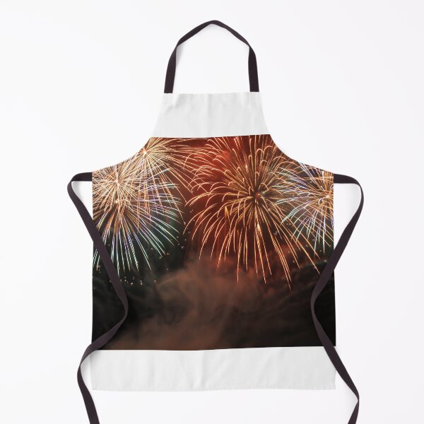 Item preview, Fireworks Burst Over Dark Sky, Long Exposure Celebration Night Display designed and sold by Nmallia.