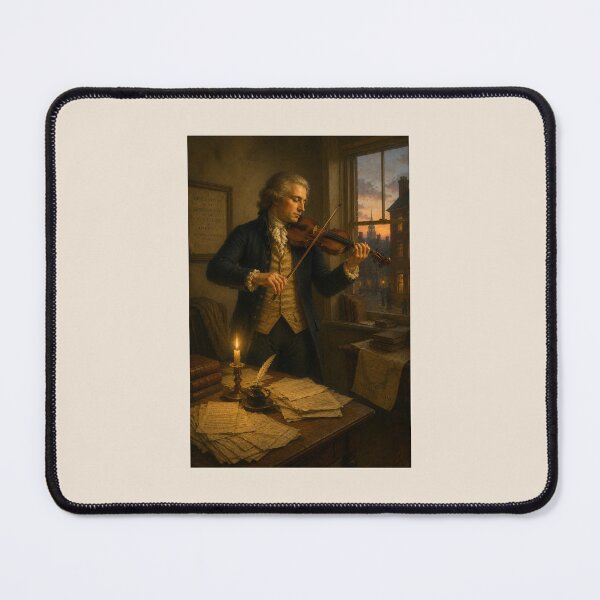 Item preview, He Thought, He Wrote, and Sometimes He Played — Thomas Jefferson and His Violin designed and sold by Novel Works Studio.