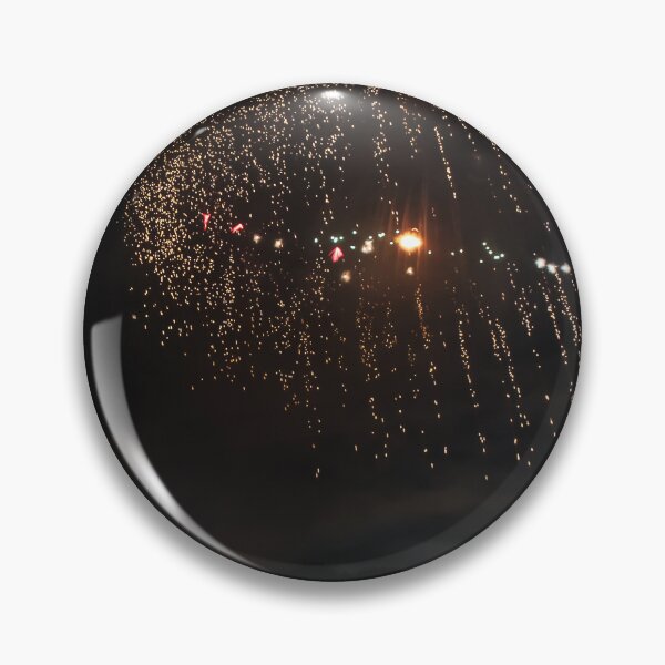 Item preview, Fireworks Burst Over Dark Sky, Long Exposure Celebration Night Display designed and sold by Nmallia.