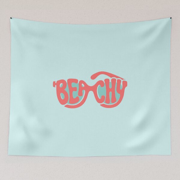 Item preview, Beachy – Groovy Coastal Word Design designed and sold by Sea Gem.