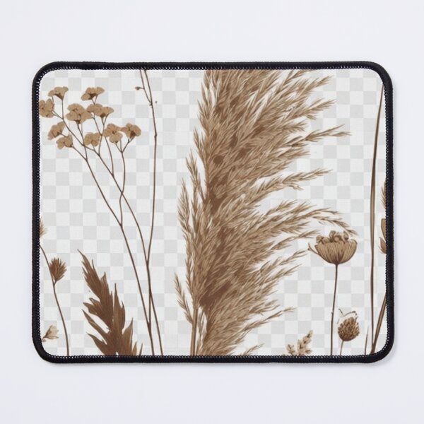 Item preview, Boho Pampas Grass Botanical Circle Design | Neutral Wildflower Aesthetic designed and sold by GalleryPeak.