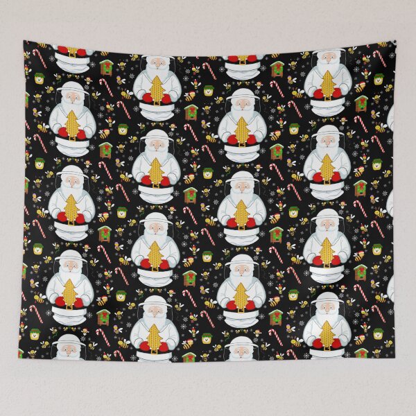 Item preview, Santa Claus The Bee Keeper designed and sold by daphsam.