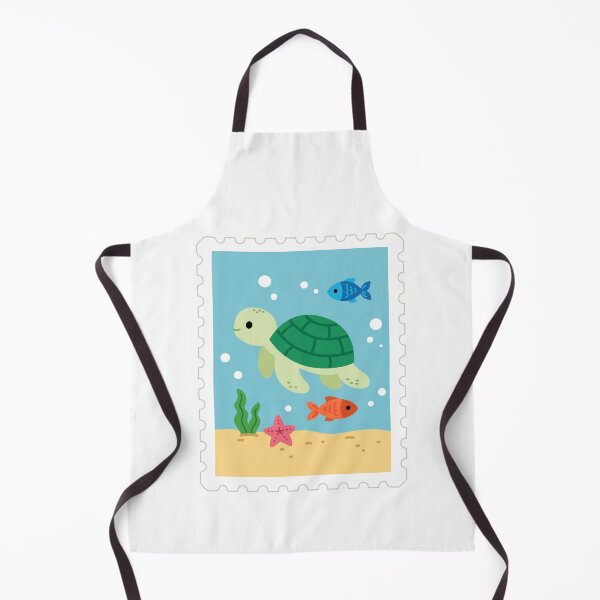 Item preview, Cute Sea Turtle and Fish Under the Ocean Postage Stamp designed and sold by Anne97s.