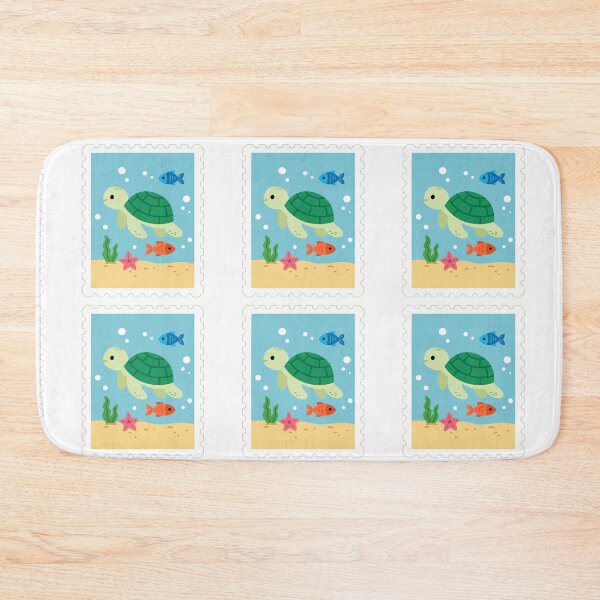 Item preview, Cute Sea Turtle and Fish Under the Ocean Postage Stamp designed and sold by Anne97s.