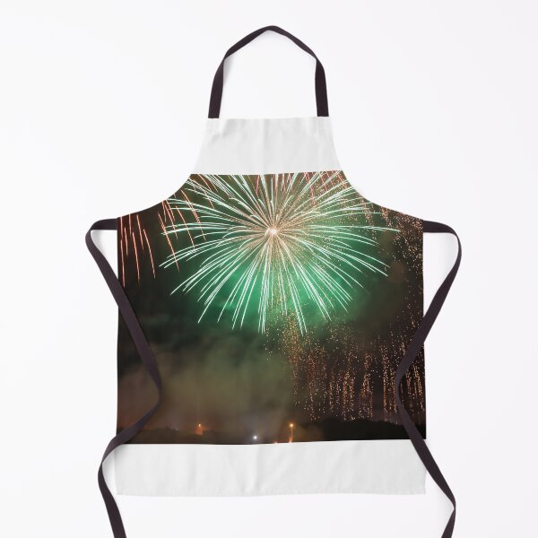 Item preview, Fireworks Burst Over Dark Sky, Long Exposure Celebration Night Display designed and sold by Nmallia.