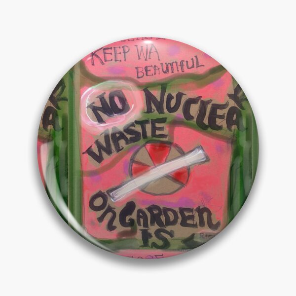 Item preview, No Nuclear Waste on any of our beautiful Islands designed and sold by Tricia's Rally Art .