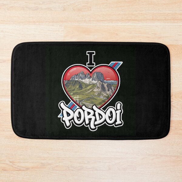 Item preview, Pordoi Pass I Love Pordoi Iconic Dolomite Mountain Road Graphic designed and sold by enzoade.