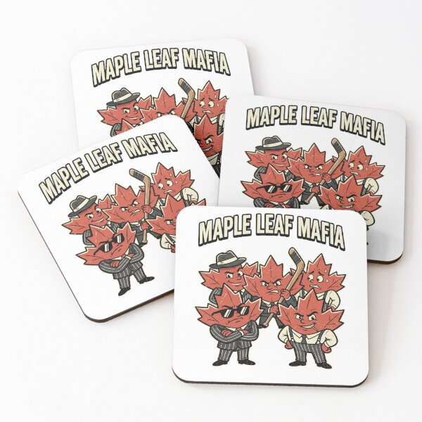 Item preview, Maple Leaf Mafia — Funny Canadian Gangster Retro Shirt designed and sold by CerealBoxInk.