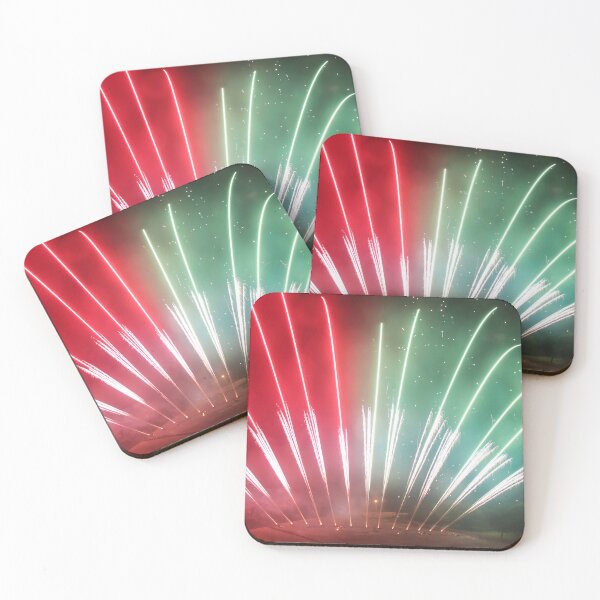 Item preview, Fireworks Burst Over Dark Sky, Long Exposure Celebration Night Display designed and sold by Nmallia.