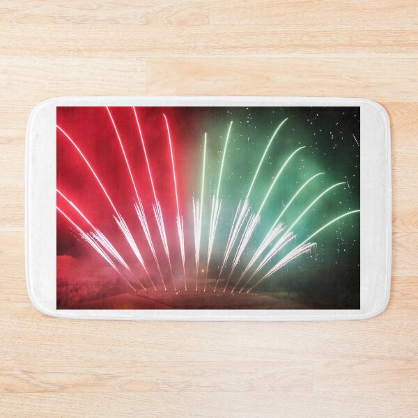 Item preview, Fireworks Burst Over Dark Sky, Long Exposure Celebration Night Display designed and sold by Nmallia.