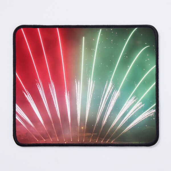 Item preview, Fireworks Burst Over Dark Sky, Long Exposure Celebration Night Display designed and sold by Nmallia.