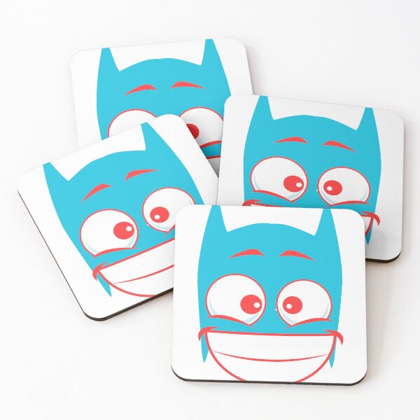 Item preview, Funny Blue Superhero Mask Cartoon Character- Comic Style designed and sold by CrownINDesign.