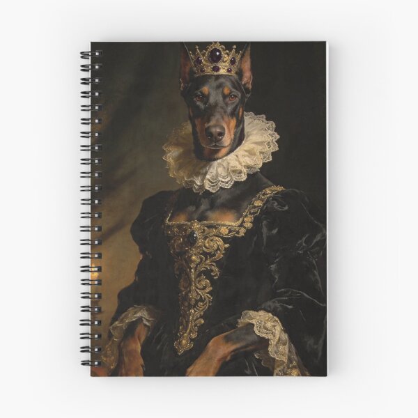 Item preview, Vintage Doberman Queen Portrait designed and sold by VelarisMoon.