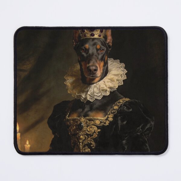 Item preview, Vintage Doberman Queen Portrait designed and sold by VelarisMoon.