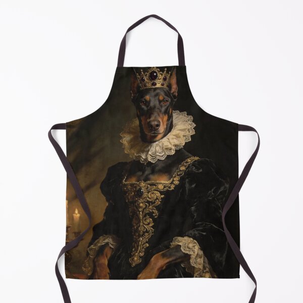 Item preview, Vintage Doberman Queen Portrait designed and sold by VelarisMoon.