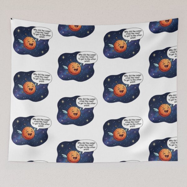 Item preview, WHY DID THE COMET CROSS THE ROAD? designed and sold by PLANET GOSSIP.