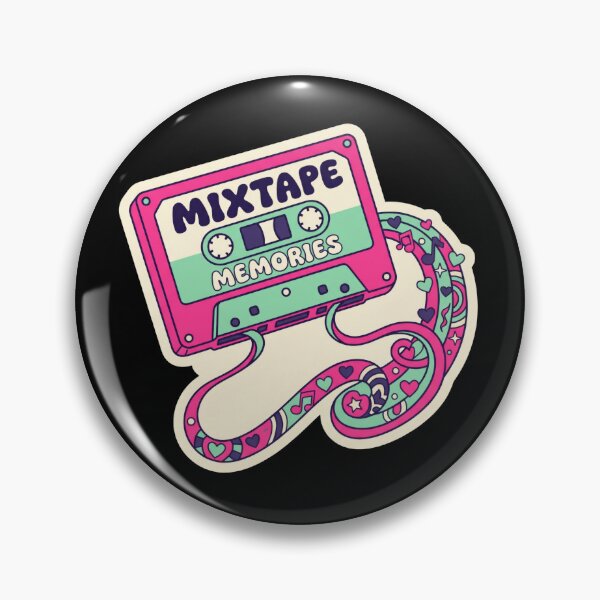 Item preview, Mixtape Memories Neon Retro Cassette designed and sold by Sketchlegacy.