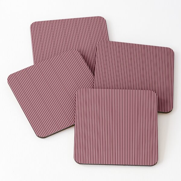 Item preview, Minimalist Striped Pattern Phone Case for Mom | Aesthetic Maroon Stripe Journal for Grandma | Cute Vertical Stripe Blanket for Bridesmaid | Preppy Dark Red Lines Tote Bag for Girls or Students designed and sold by VivaFy.