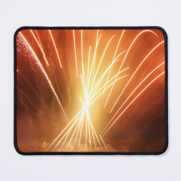 Item preview, Fireworks Burst Over Dark Sky, Long Exposure Celebration Night Display designed and sold by Nmallia.