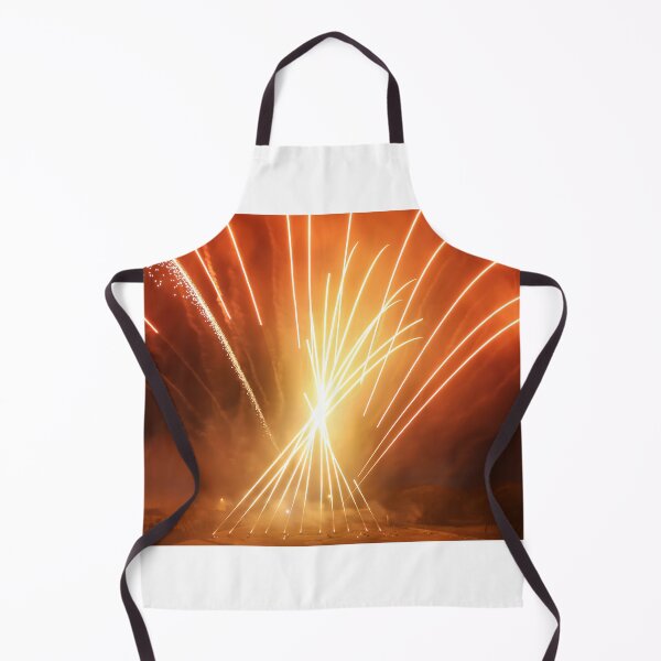 Item preview, Fireworks Burst Over Dark Sky, Long Exposure Celebration Night Display designed and sold by Nmallia.