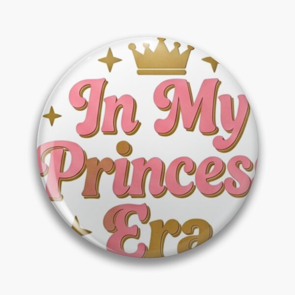 Item preview, ? In My Princess Era – Cute Girls Kids T-Shirt Design designed and sold by SunnyDesign82.