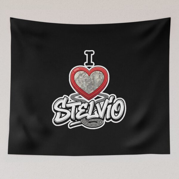 Item preview, Stelvio Pass I Love Stelvio Scenic Mountain Road Rider Design designed and sold by enzoade.