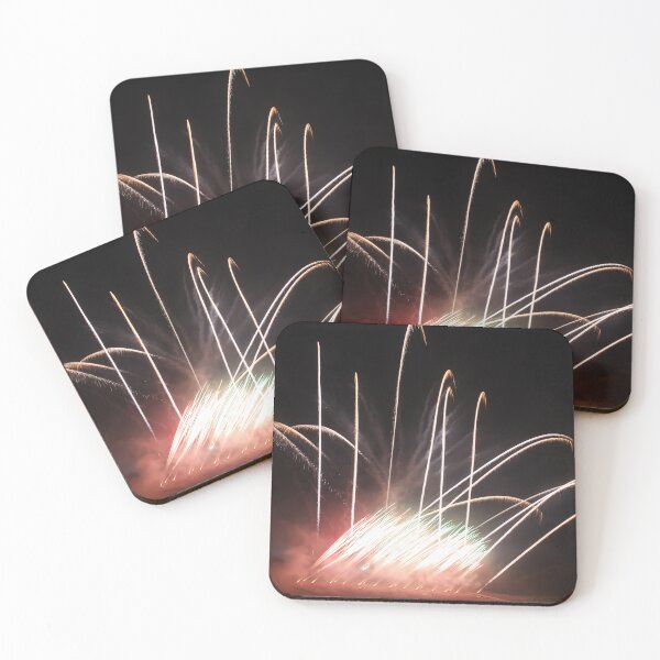 Item preview, Fireworks Burst Over Dark Sky, Long Exposure Celebration Night Display designed and sold by Nmallia.