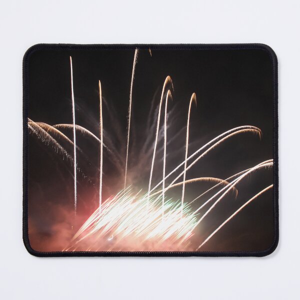 Item preview, Fireworks Burst Over Dark Sky, Long Exposure Celebration Night Display designed and sold by Nmallia.