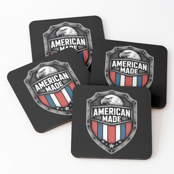 Item preview, American Made 3D Steel Patriot Eagle Shield Badge designed and sold by OldGloryForge.