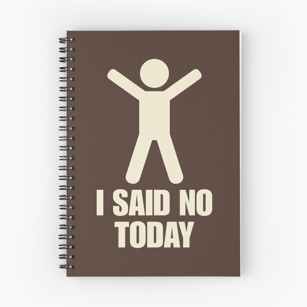 Item preview, I Said No Today Happy Stickman Assertiveness Boundaries Empowerment Humor (light version) designed and sold by KLArtzStore.