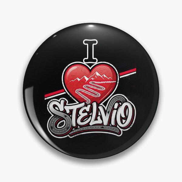 Item preview, Stelvio Pass I Love Stelvio Italian Alps Rider Road Artwork designed and sold by enzoade.