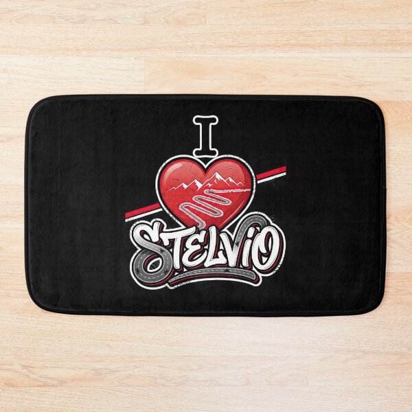 Item preview, Stelvio Pass I Love Stelvio Italian Alps Rider Road Artwork designed and sold by enzoade.